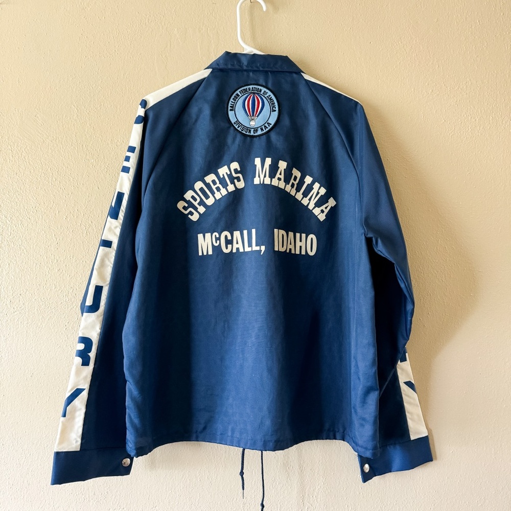 Vintage King Jack Windbreaker Patch Jacket - image 5
